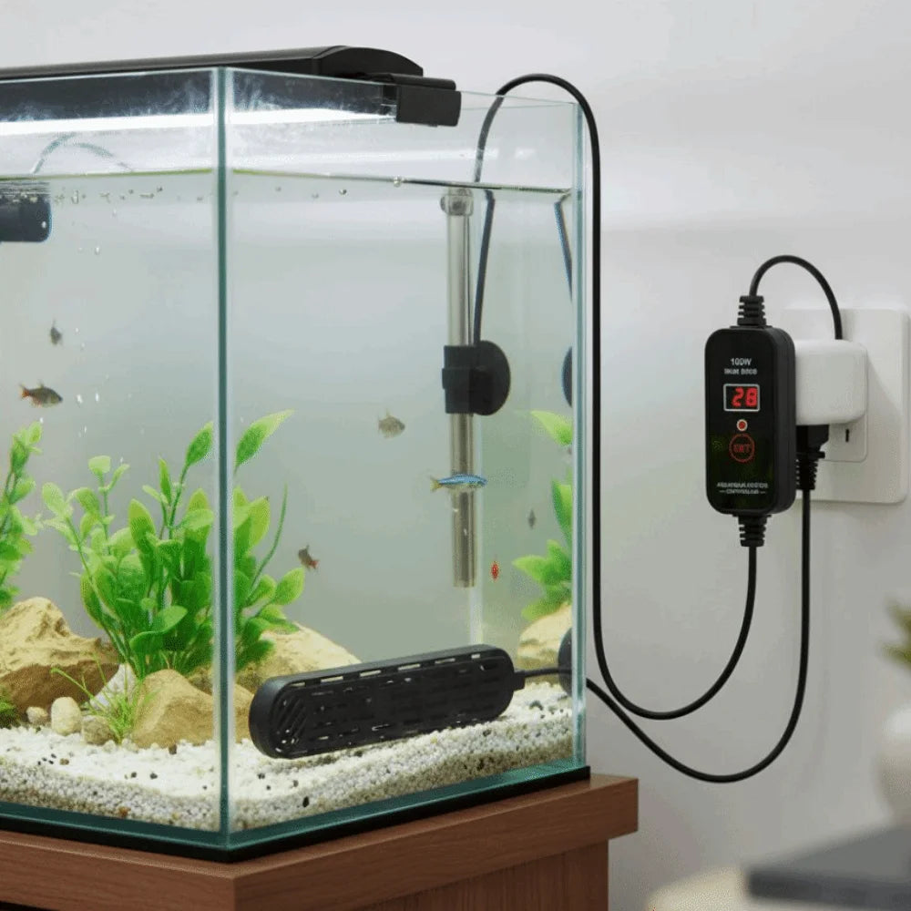 Adjustable Aquarium Heater with Digital LCD Display