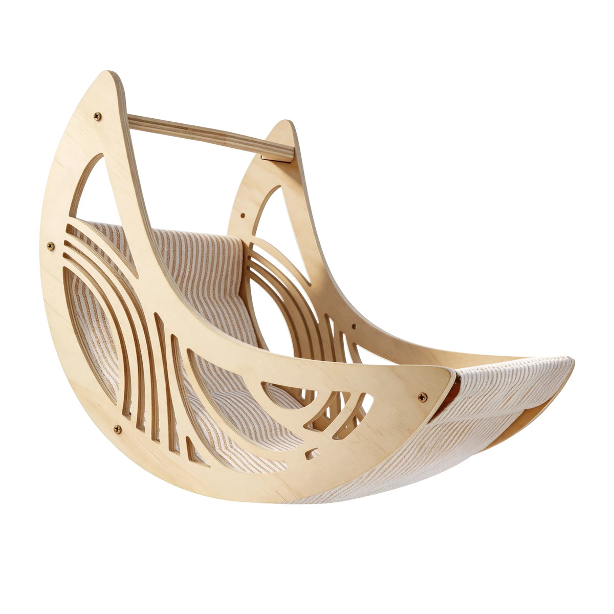 Wall-Mounted Cat Furniture Set with Hammock, Steps, and Moon Bed