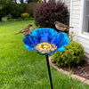 Branch-Style Metal Bird Feeder with Detachable Flower Tray
