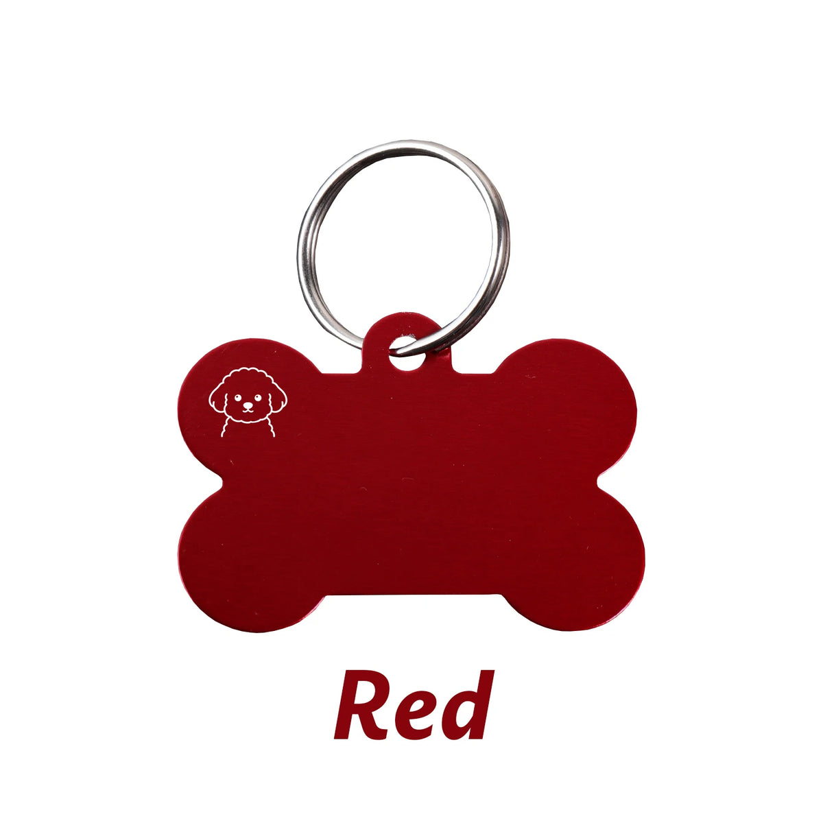 Personalized Bone-Shaped Dog Tag with Custom Engraving