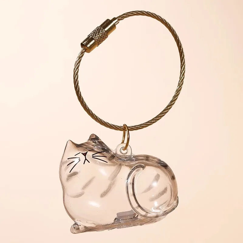 Pet Memorial Fur Keepsake Keychain Pendant