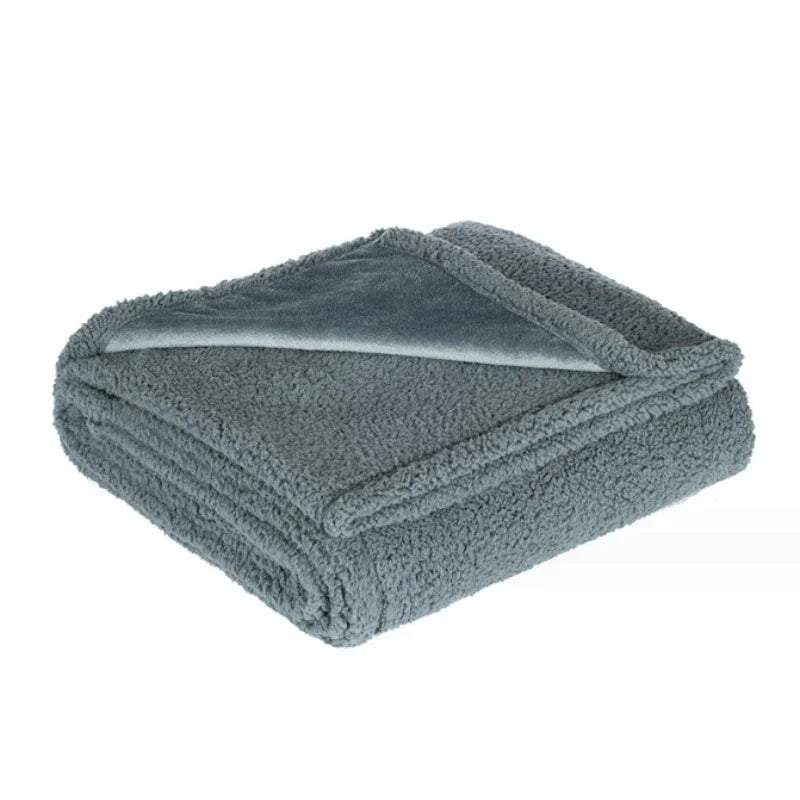 Luxury Shaggy Waterproof Blanket with Microfibre Fleece