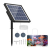 Solar Powered Pond Aerator with Battery Backup