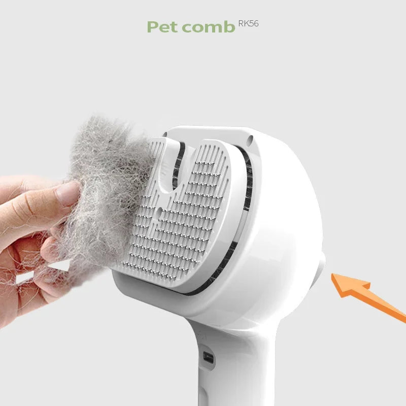 Upgraded Pet Steam Grooming Comb for Dogs and Cats