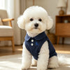 Breathable Solid Color Polo Shirt for Cats and Small Dogs