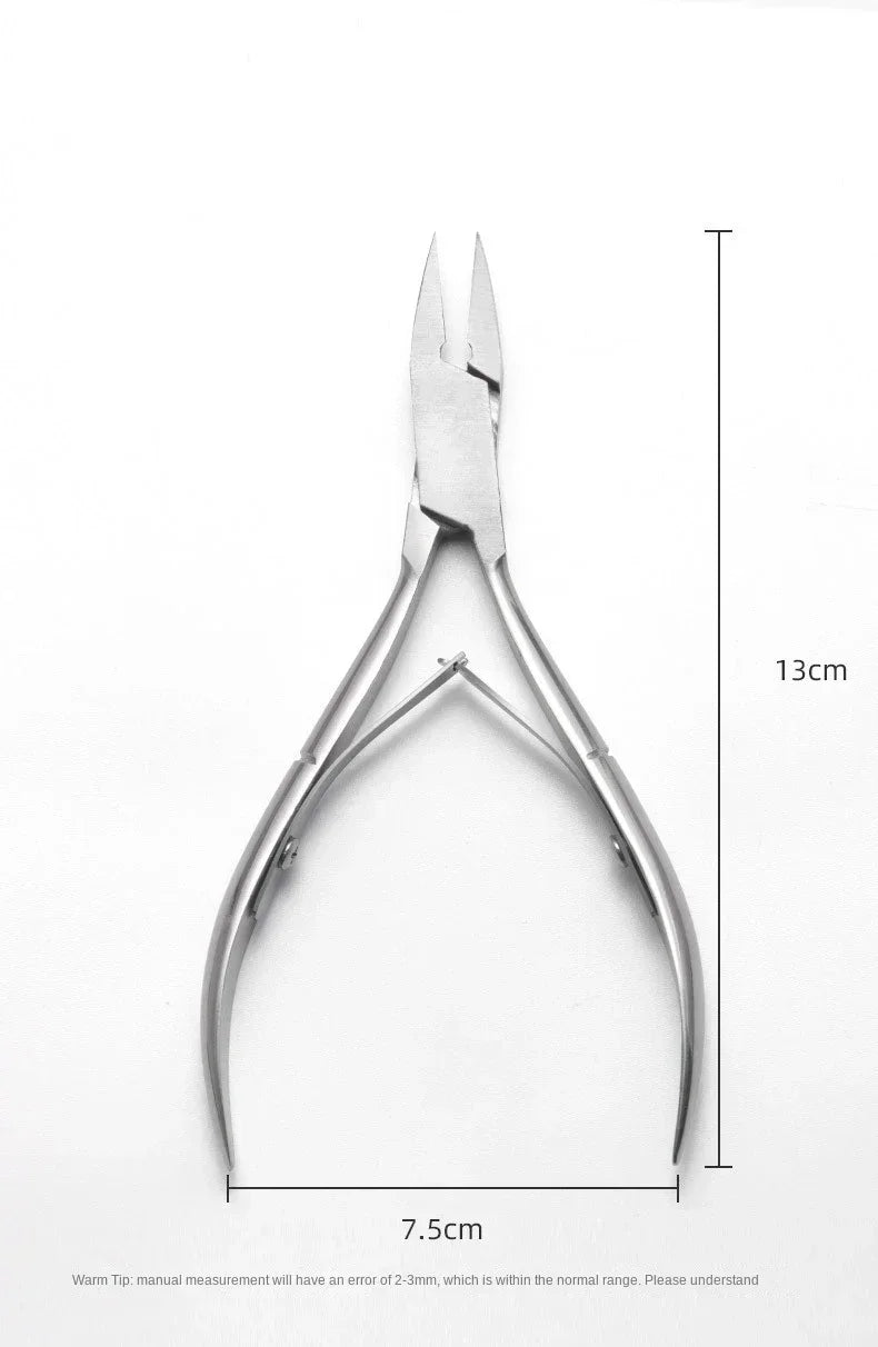 Precision Stainless Steel Cuticle Nipper for Salon-Quality Nail Care