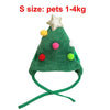 Christmas Pet Hat and Bandana Set for Cats and Small Dogs