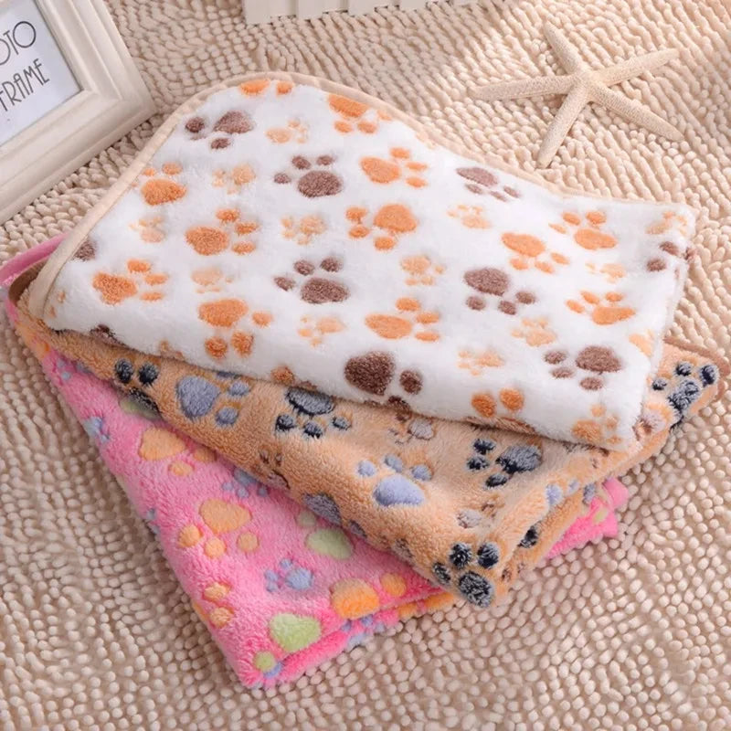 Cozy Fleece Pet Bed Mat & Blanket for Dogs, Cats, and Small Animals