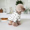 Cozy Heart Print Waffle Vest for Small Dogs