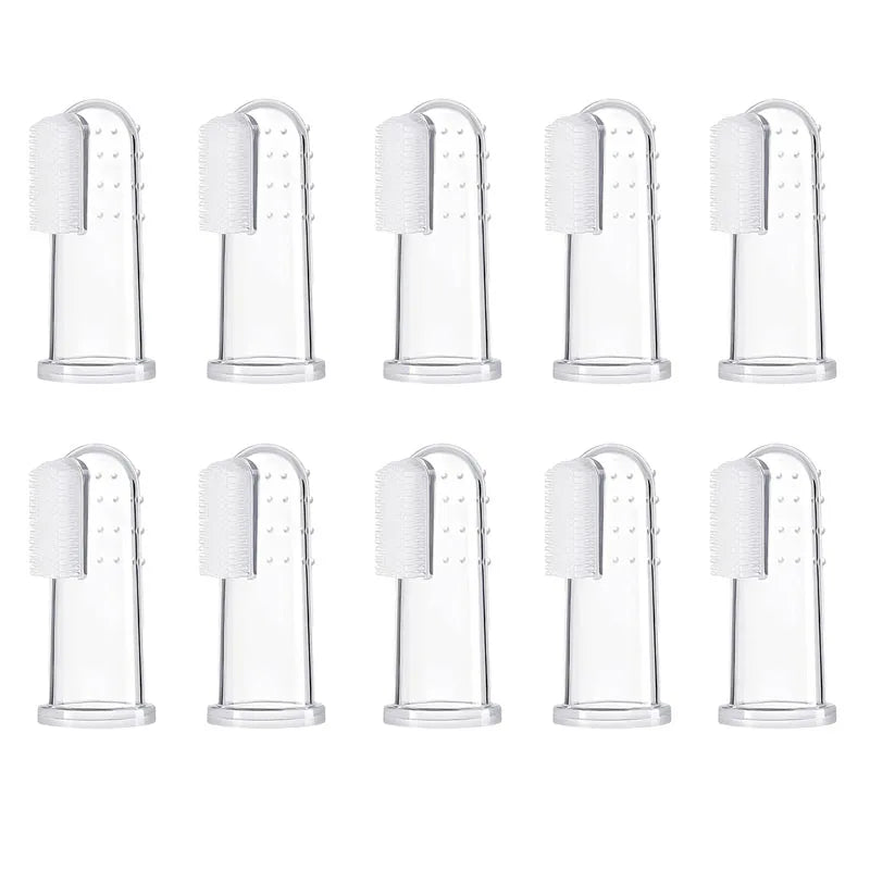 Soft Silicone Finger Toothbrush for Dogs and Cats