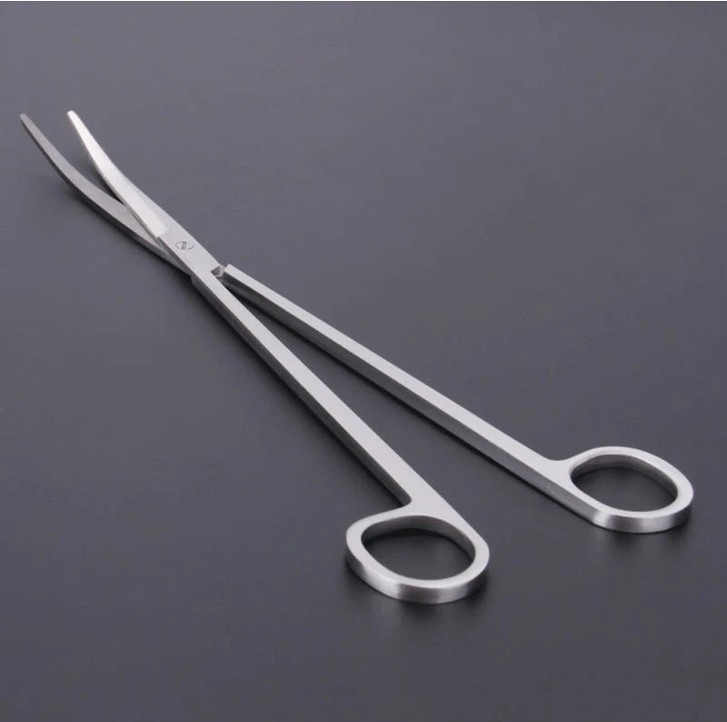 Stainless Steel Aquarium Tool Set with Scissors, Tweezers, and Shovel