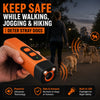 Rechargeable Ultrasonic Dog Deterrent with LED Flashlight