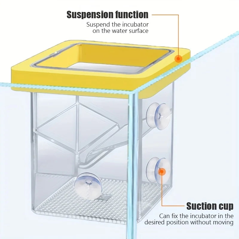 Floating Fish Breeding Box for Aquarium Hatchery & Isolation