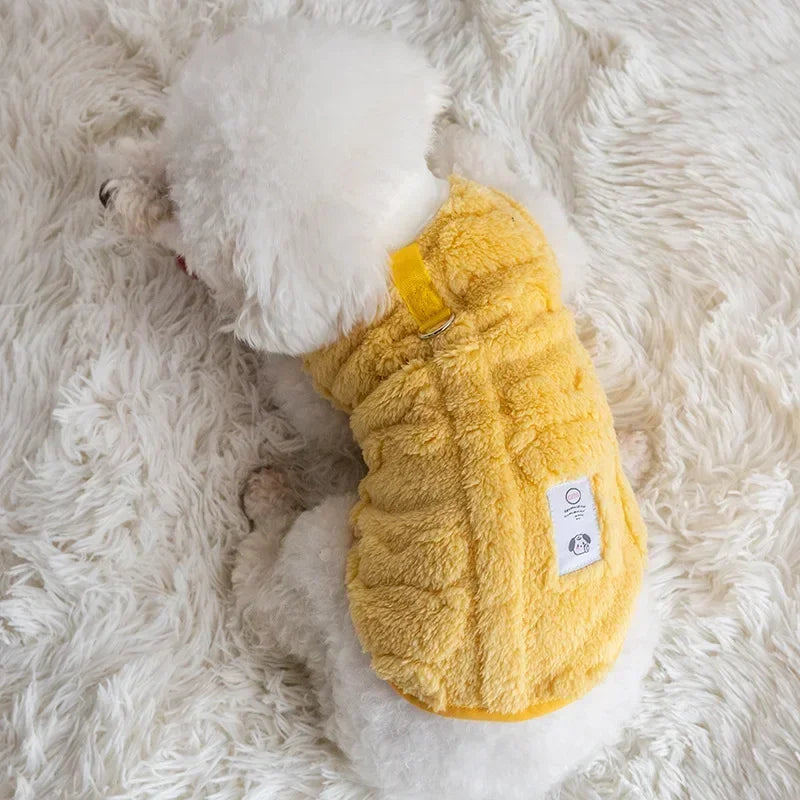Suéter de Fleece Cálido para Invierno para Perros y Gatos Pequeños