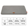 Gray washable dog sleeping mat suitable for crate and kennel use