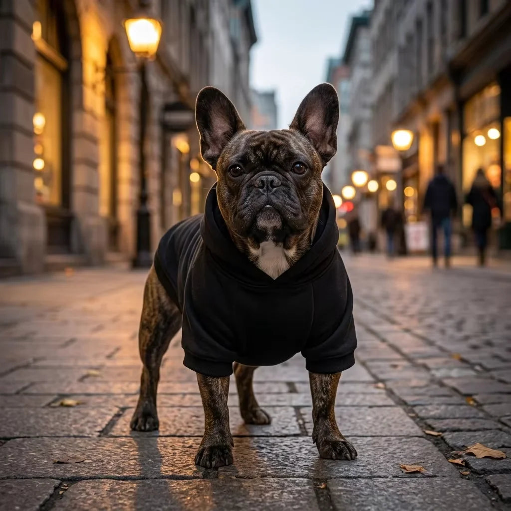 Cozy Hooded Dog Sweatshirt for Chilly Walks
