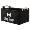 Felt Pet Toy Storage Basket