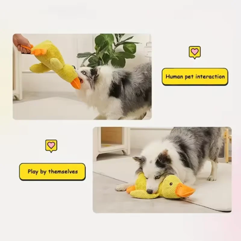 Plush Duck Comfort Toy for Dogs