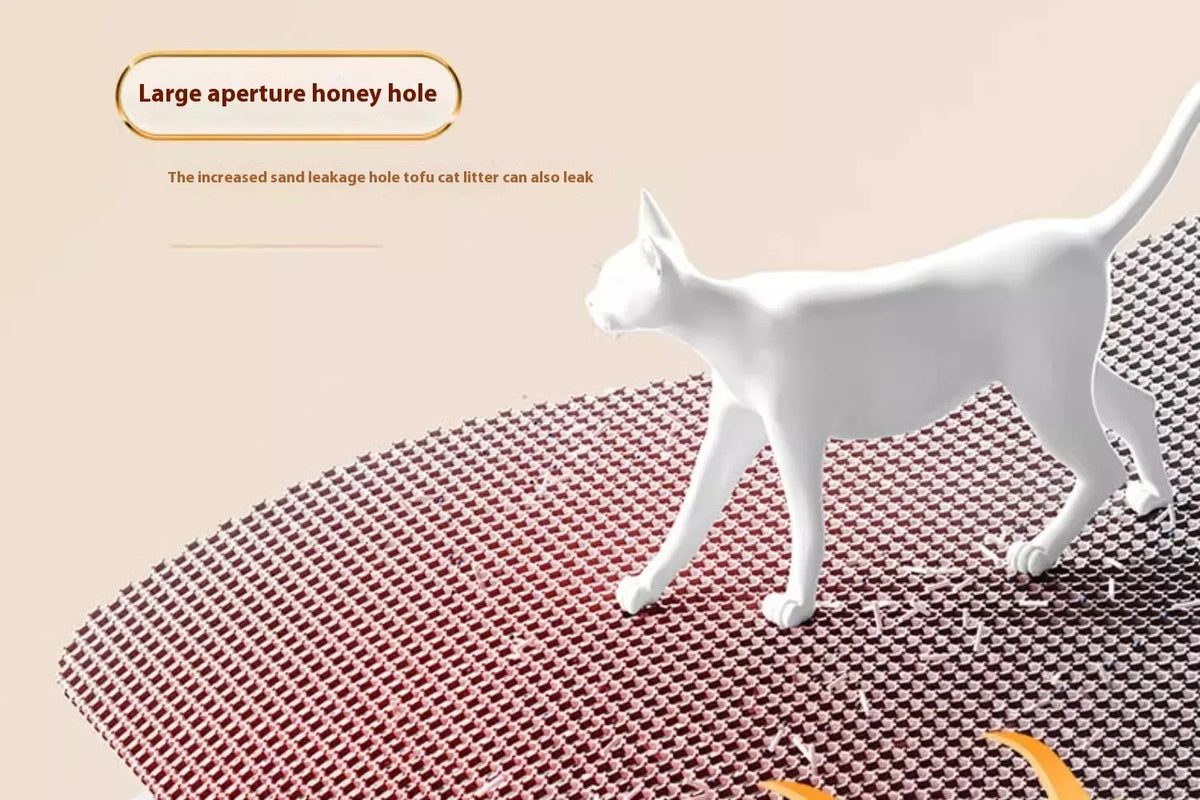 Large Double-Layer Cat Litter Mat – Waterproof, Non-Slip & Washable