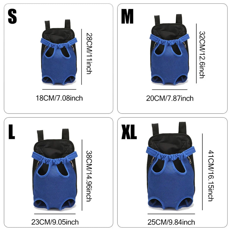 Outdoor Camouflage Dog Carrier Backpack with Mesh