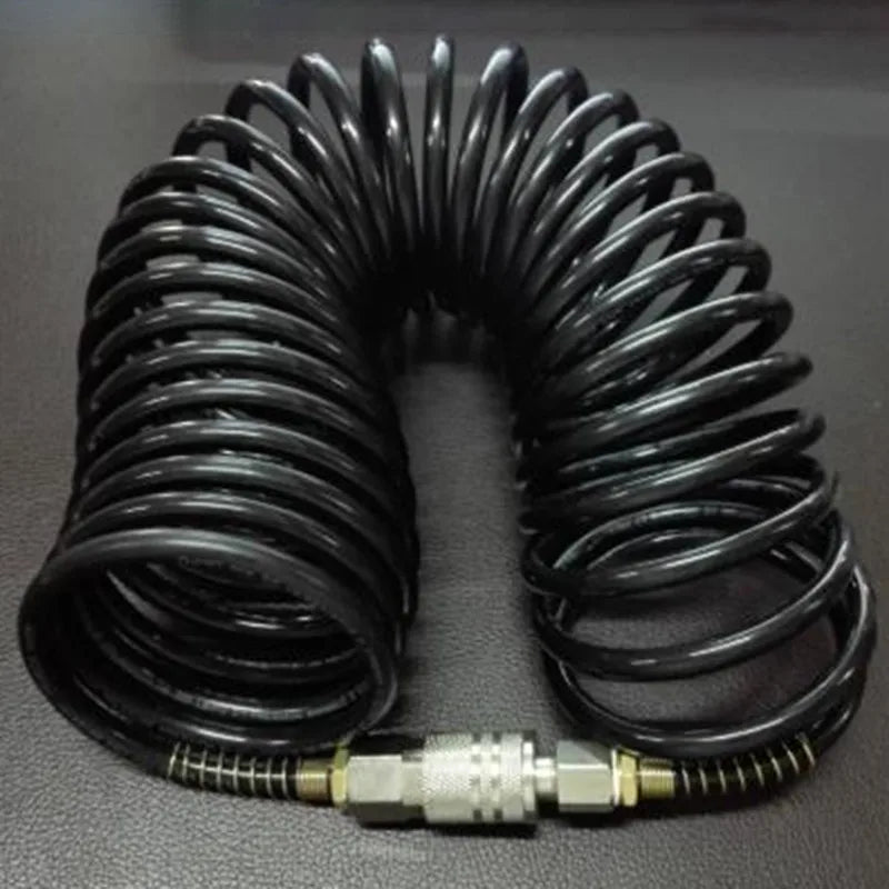 25 FT Heavy-Duty Air Compressor Hose with Quick-Coupler