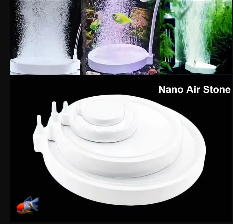 Aquarium Air Stone Aerator 3.5-10 cm Nano Bubble Stone
