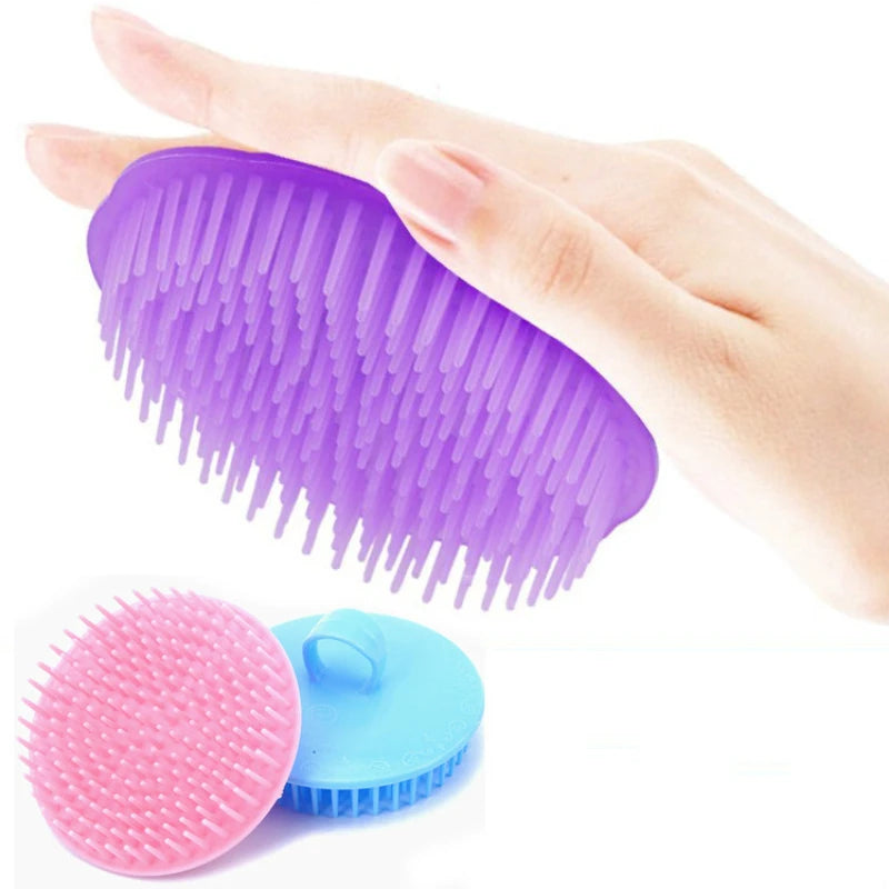 Soft Silicone Scalp Massage Brush for Hair Washing