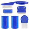 Set de Peines para Aseo de Mascotas de Acero Inoxidable
