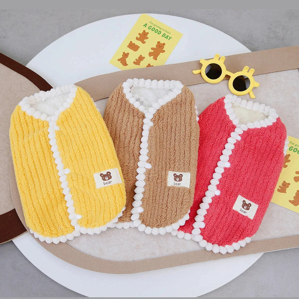 معطف كلب من فليس دافئ للشتاء وجاكيت قطط