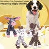 Plush Squeaky Donkey Dog Toy for Teething and Interactive Play