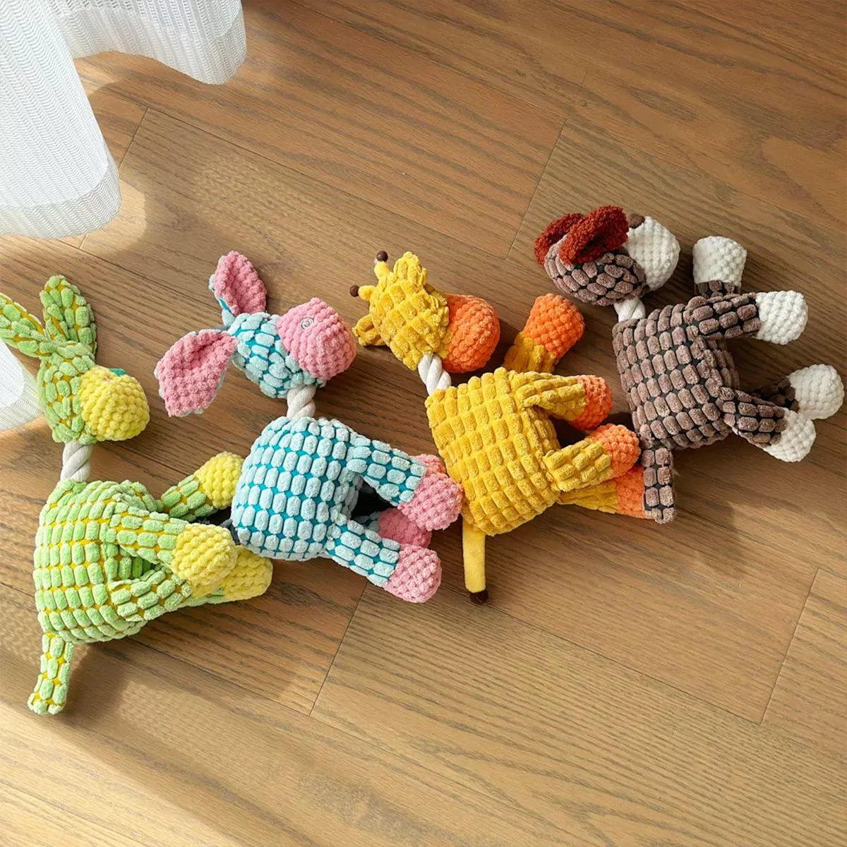 Squeaky Donkey Plush Toy for Dogs