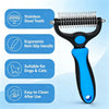 Double-Sided Undercoat Rake for Dogs and Cats