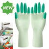 Anti-Slip Silicone Dishwashing Gloves for Household Cleaning