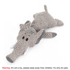 Bite-Resistant Plush Dog Toy Lion Wolf Elephant Squeaky