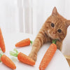 Karottenförmiges Quietschspielzeug für Katzen