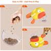 Interactive Treat Dispenser Dog Toy – Cute Yellow Duck Puzzle Feeder