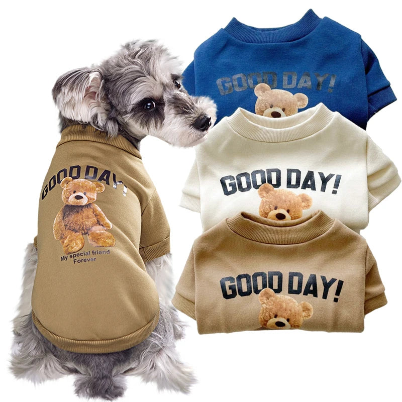 Chaqueta de Oso de Dibujos Animados para Mascotas