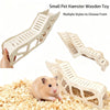 Hamster Wooden Hideout Cave with Peekaboo Design