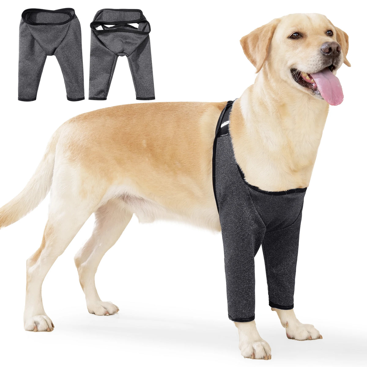 Protective Recovery Suit for Dogs – Front Leg & Elbow Wound Cover