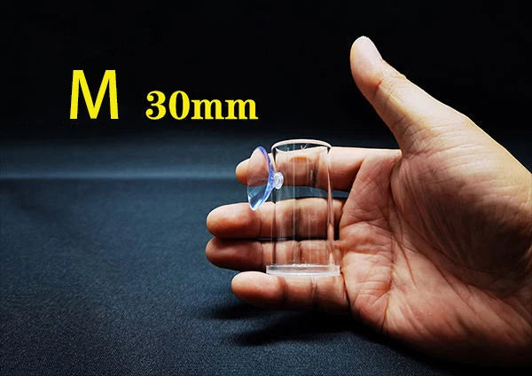 Clear Acrylic Aquarium Feeding Cup Ring Anti-drift Betta Fish Feeder
