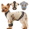 Adorable Bear Pattern Knitted Cardigan for Small Dogs and Cats
