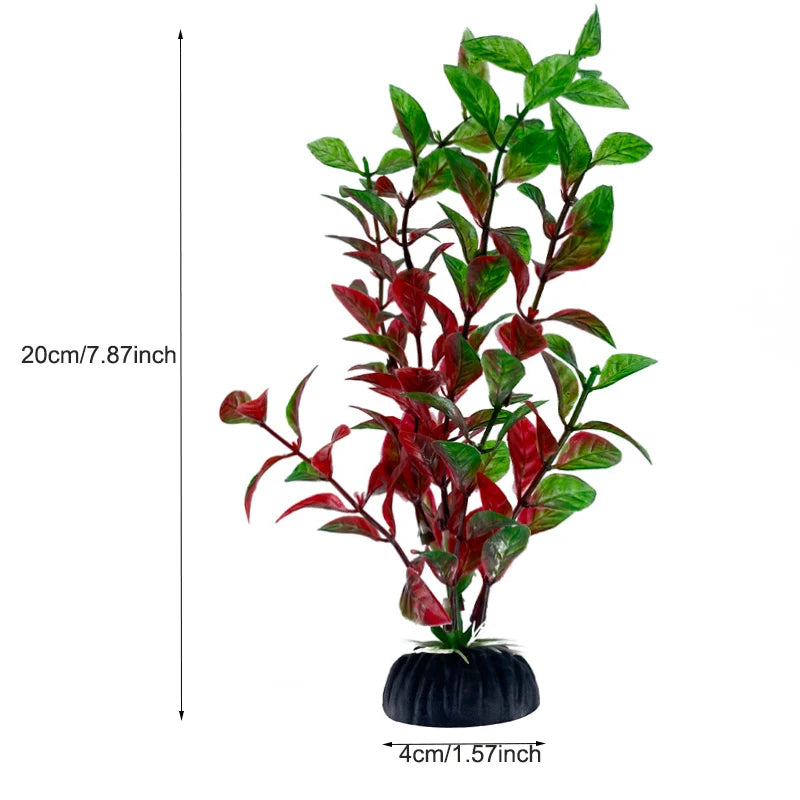Realistic Artificial Aquarium Plants for Fish Tank Décor
