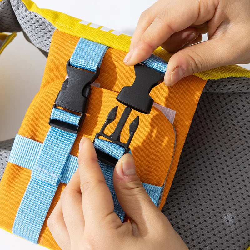 Adjustable Dog Life Jacket with Reflective Trim for Swimming and Water Safety
