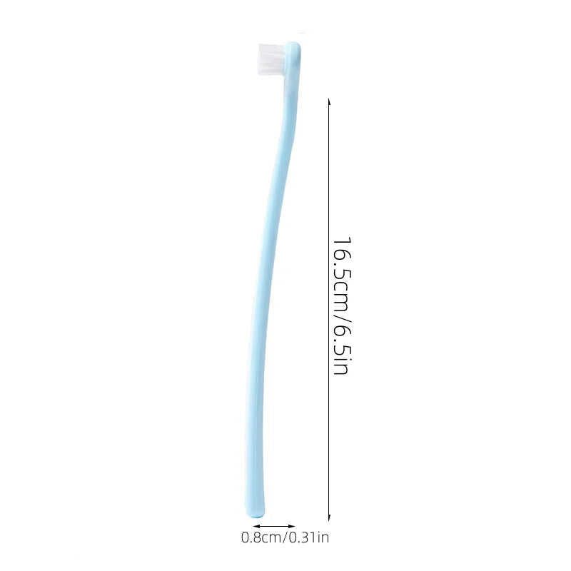 Brosse à dents pour animaux avec tête compacte