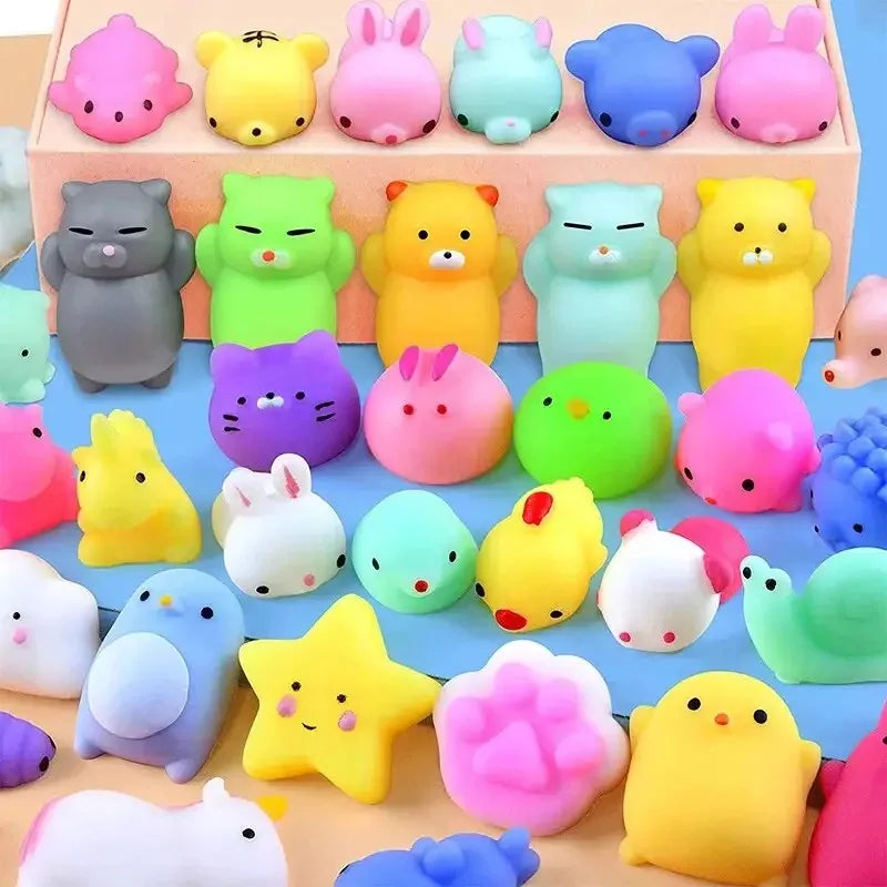 Cute Animal Stress Relief Squishy Toys (Set of 20)