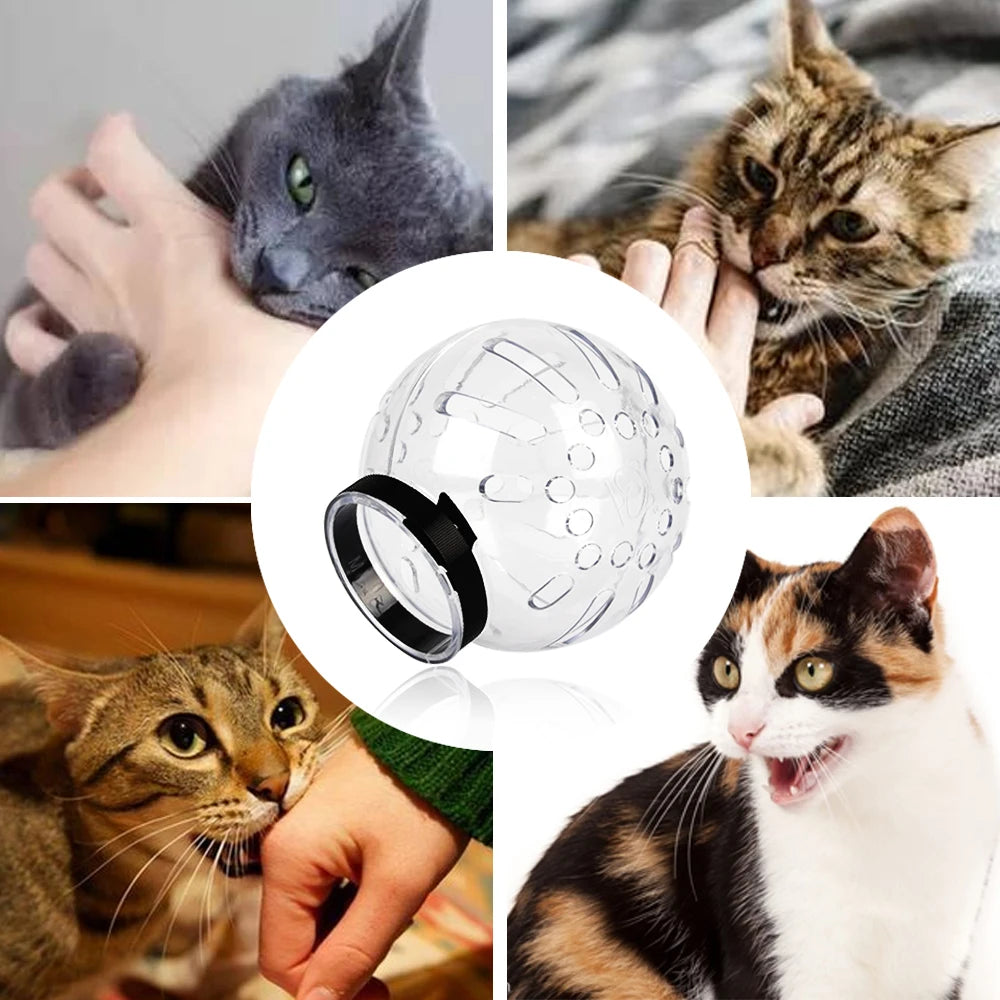 Breathable Anti-Bite Cat Grooming Hood