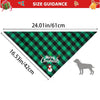 Christmas Triangle Dog Bandana Scarf with Adjustable Fit