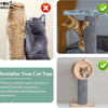 Self-Adhesive Cat Scratching Mat for Furniture Protection