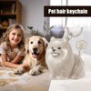 Pet Hair Storage Keychain – Transparent Dog & Cat Fur Keepsake Pendant