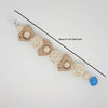 Natural Wood Parrot Swing with Chewing Toy for Small Birds